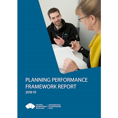 A cover of a document called Planning Performance Report 2018-19.