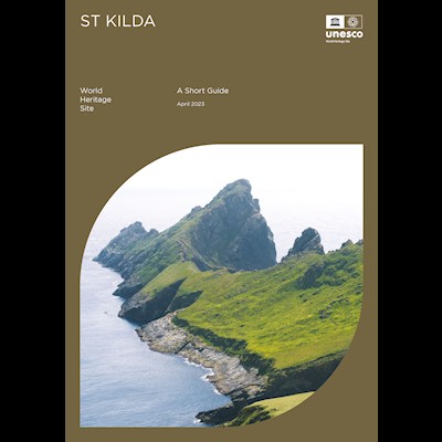 Front cover of St Kilda World Heritage Site Short Guide