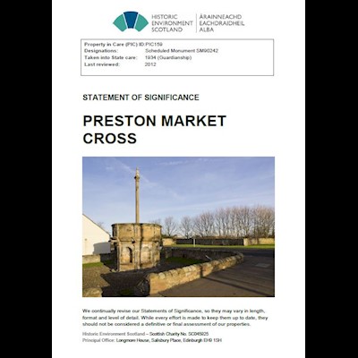 Front cover of Preston Market Cross Statement of Significance