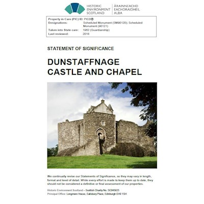 Front cover of Dunstaffnage Castle Statement of Significance