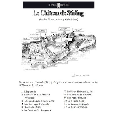 Stirling Castle Overview Route – French