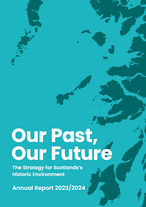 Front cover of the OPOF annual report 2023-24