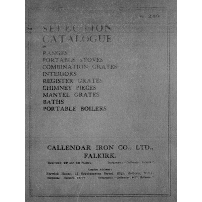 Callendar Iron Co Ltd Falkirk - Selection catalogue 240