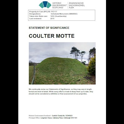 Front cover of Coulter Motte Statement of Significance