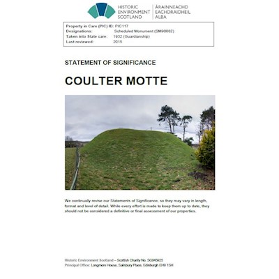 Front cover of Coulter Motte Statement of Significance