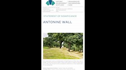 Antonine Wall - Statements of Significance