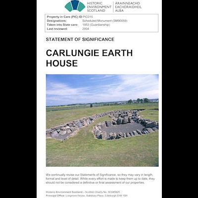 Front cover of Carlungie Earth House SoS