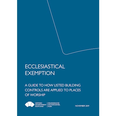 Front cover of Ecclesiastical Exemption guide