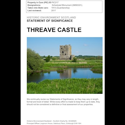 Front cover of Threave Castle Statement of Significance
