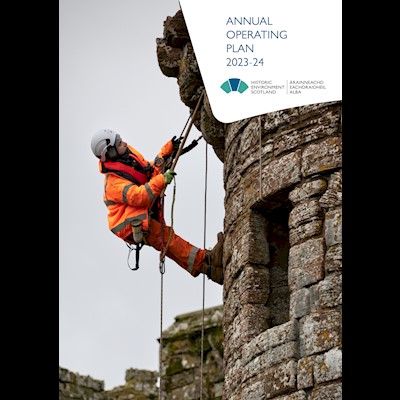 Front cover of our annual operating plan 2023-24