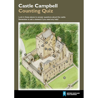 cover of the castle campbell counting quiz