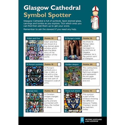 cover of Glasgow Cathedral Symbol Spotter Hunt