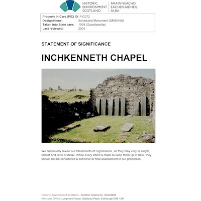 Front cover of Inchkenneth Chapel Statement of Significance