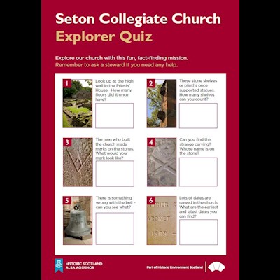 cover of seton collegiate church explorer quiz