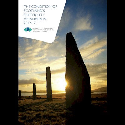 Front cover of the condition of Scotland's scheduled monuments 2012-17