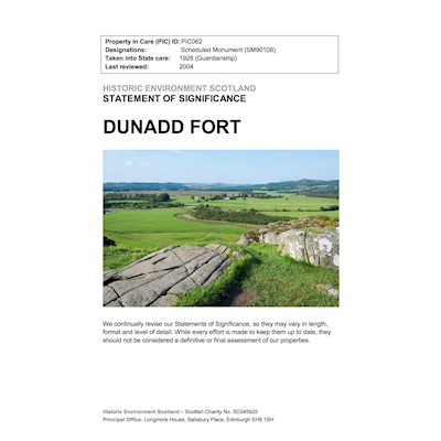 Dunadd Fort - Statement of Significance