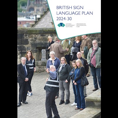 Front cover of British Sign Language Plan 2024-30