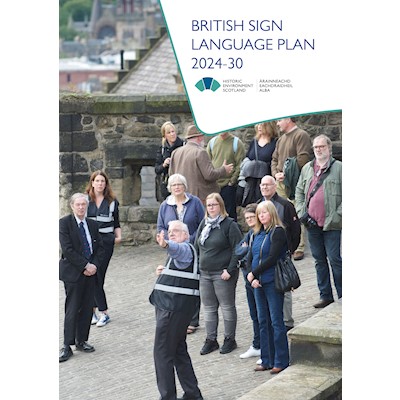 Front cover of British Sign Language Plan 2024-30