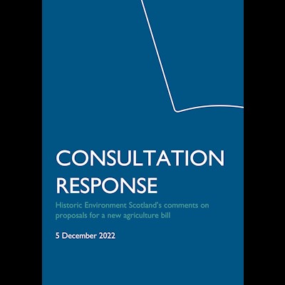 Front cover of HES response for proposals for a new Agricultural Bill
