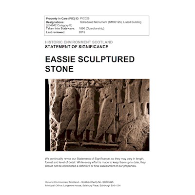 Eassie Sculptured Stone - Statement of Significance