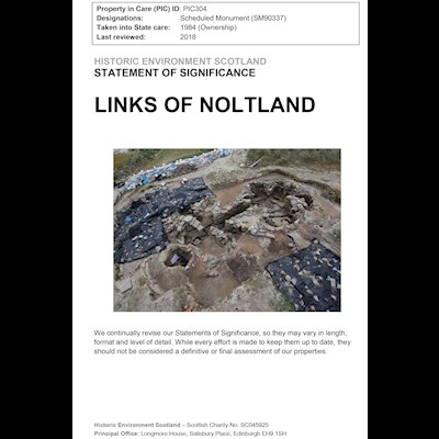 Front cover of Links of Noltland Statement of Significance
