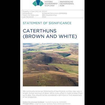 Front cover of Caterthuns Statement of Significance