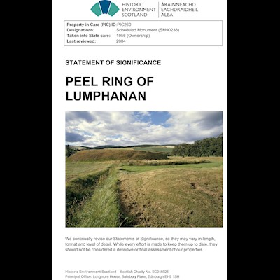 Front cover of Peel Ring of Lumphanan SoS