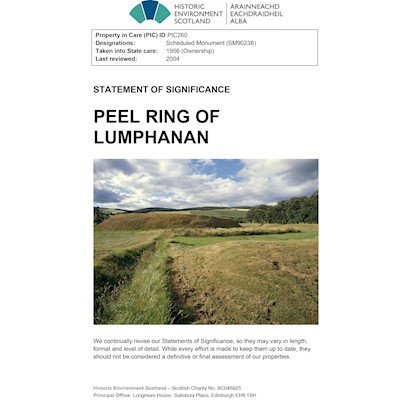 Front cover of Peel Ring of Lumphanan SoS