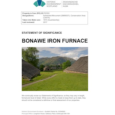 Front cover of Bonawe Iron Furnace Statement of Significance