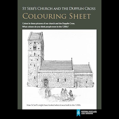 cover of st serfs colouring sheet