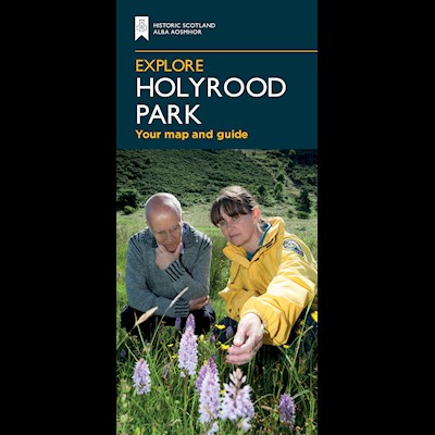 Cover of the Holyrood Park Map and Guide leaflet