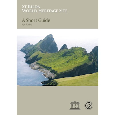 Front cover of St Kilda World Heritage Site short guide