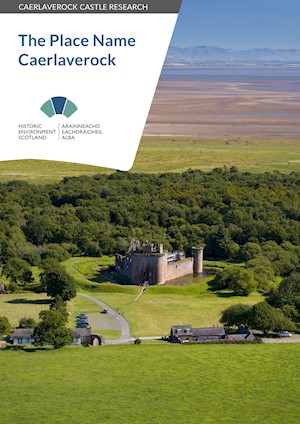 An aerial view of a unique triangular shaped castle with a moat surrounding it and lots of trees