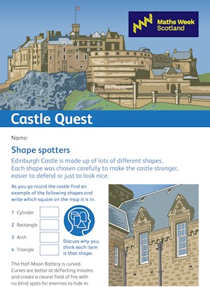 First page of the Castle Quest Trail