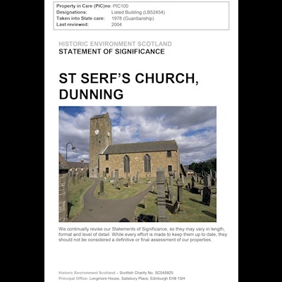 Front cover of St Serf's Church Statement of Significance