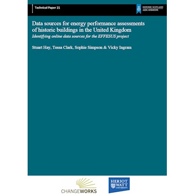 Data sources for energy performance assessments of historic buildings in the United Kingdom