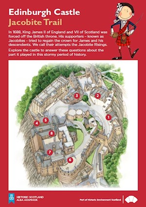 cover of edinburgh castle jacobite trail quiz