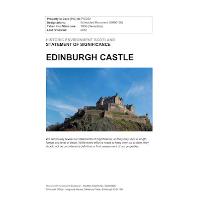 Edinburgh Castle - Statement of Significance