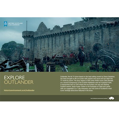 First page of the Outlander Itinerary leaflet