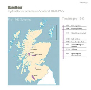 Gazetteer: Hydroelectric schemes in Scotland 1890-1975