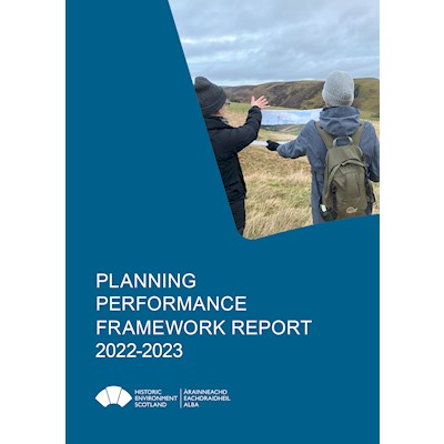 Front cover of Planning Performance Framework 2022-23