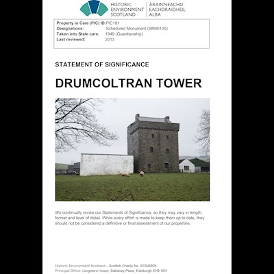 Front cover of Drumcoltran Tower Statement of Significance
