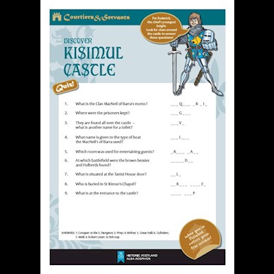 cover for the Discover Kisimul Castle Quiz