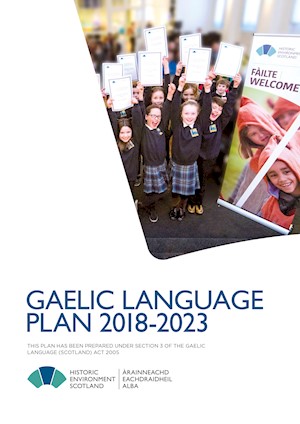 Front cover of the Gaelic Language Plan 2018-23