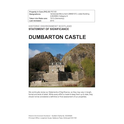 Dumbarton Castle - Statement of Significance