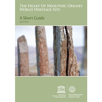 Front cover of Neolithic Orkney World Heritage Site short guide