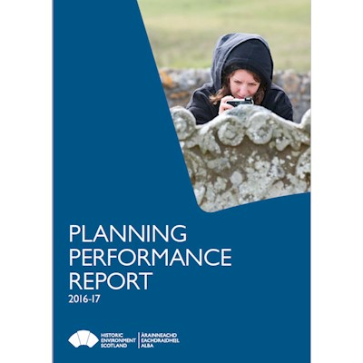 Cover image for the Planning Performance Report 2016-17
