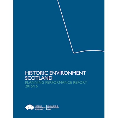 Front cover of the Planning Performance Report 2015-16