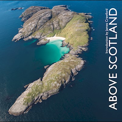 Book cover showing an aerial photo of an isle