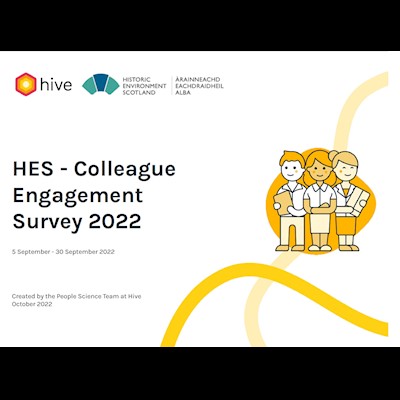 Cover of colleague engagement survey 2022